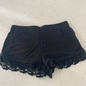 Black shorts